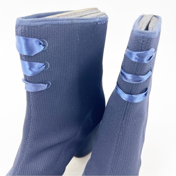 ✅ NWB Nine West Women’s Cartolina Boots Sz 9.5 Navy Blue - Picture 6 of 11